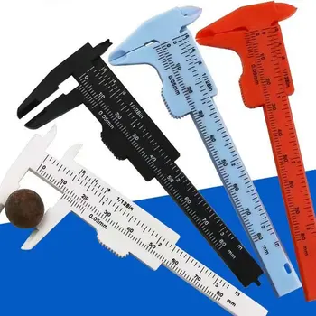 0-80mm Plastic cu Vernier, Șublere de Plastic Regula Scară Adâncime Înălțime Instrument de Măsurare Digitale Conducător Acasă Rechizite de Birou Accesorii
