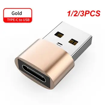 1/2/3PCS LED Adaptor OTG USB de Tip C pentru Micro USB de sex Feminin Conectori USB3.0 pentru Tip-C Adaptor pentru