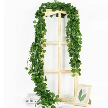 12PCS Ivy Plante Artificiale Home Decor Agățat de Perete Viță-de-vie 26M/84FT Verde Fals Frunze Ghirlanda de Frunze Diy Pentru Petrecerea de Nunta Cameră