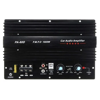 12V 1000W Car Audio de Mare Putere Amplificator Amp Bord Puternic Subwoofer Bass Amp PA-80D