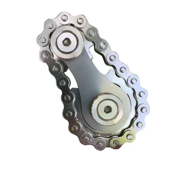 1buc Pinioane Volanta Degetului Gyro Pinioane Lanturi EDC Metal Jucărie de Viteze Lanț Gyro Picătură Navă Sproket Roadbike Spinner