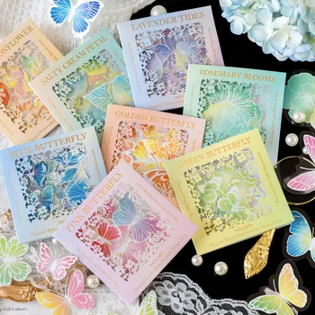 1set/lot Kawaii Album cu Autocolante Fluture Scrapbooking Consumabile jurnal Planificator Decorative Ambarcațiuni de Papetărie Autocolant