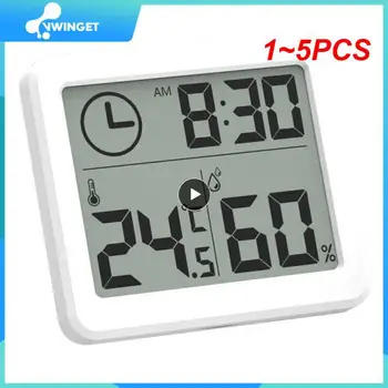 1~5PCS Ceas Digital Ceas de Birou cu Temperatura Umiditate Ceasuri de Perete pentru Bucătărie Acasă Birou Decoratiuni NIDITON