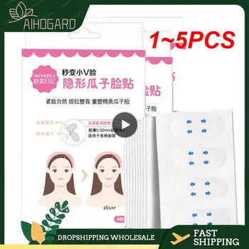 1~5PCS Invizibil Față Subțire Autocolante Rapid Fata Ridica Liniei Facial Antirid Sagging Piele V-Forma Bărbie Adeziv Dropship