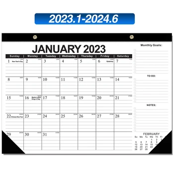 2023-2024 Calendar de Birou Vacanta de 18 Luni Capacul de Protecție Scris Bloc de Perete Biroul de Acasă Pentru a-do List Mari Note Date