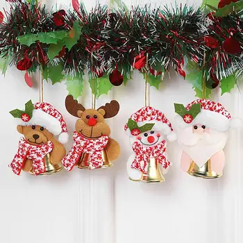 2023 Clopote De Crăciun Pandantive De Pluș Decorative Reni Clopot De Crăciun Consumabile Partid Petrecere De Crăciun Ornamente De Anul Nou