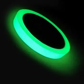 2023 Detașabil Bandă Luminoasă Strălucire Banda Auto-adeziva Autocolant Verde Fluorescent Stralucitoare Întuneric Izbitoare Noapte de Avertizare Luminoasă de Bandă
