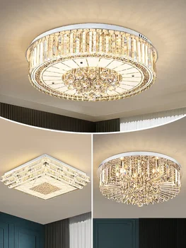 2023 Nouă Lumină Cristal de Lux Camera de zi Faruri LED-uri de Iluminat de Tavan Dormitor matrimonial Lampă de Pandantiv Modern Minimalist