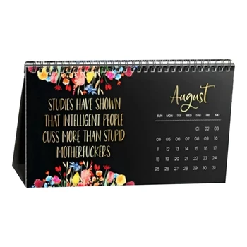 2024 Calendar De Perete Pentru Obosit - Femei,Amuzant Calendar Lunar,Manual Biroul De Acasă Calendar De Birou,Elefantul Alb Cadou Durabil