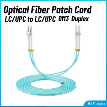 20buc/lot Fibra Optica Patch Cord LC/UPC-LC/UPC 10Gbps OM3 50/125 MM Modul Multi 2.0 mm tip Duplexdded