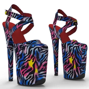 20cm/8inch PU Uppre Noua Culoare pentru Femei cu Toc Sandale Model Sexy Show Pantofi Și Dans Pol Pantofi 007