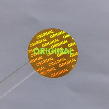 20mm Rotund Holografic Original inviolabile Etichete de Securitate, cu Laser de Garanție de Unică folosință, Autocolante, Personalizate Logo-ul de Proiectare