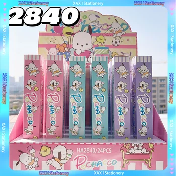 24buc Noi Sanrio Pix cu Gel My Melody Kuromi Cinnamoroll Neutru Pen Birou Rechizite Copii Papetărie Pixuri 0.5 mm Negru Cadou