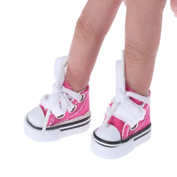 3.5 cm Mini Degetul Pantofi de Panza Jucării Cizme Drăguț 1/6 Papusa Pantofi Pantofi Skateboard