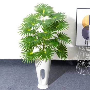 37.4 inch Tropicale de Mare Artificială Palm TreeTall Plante Fals Monstera Ramuri de Palmier de Plastic Frunze Pentru Home Garden Decor Nunta