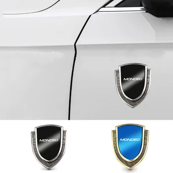 3D Meta Masina Autocolant Auto Ușă Portbagaj caroserie Emblema Scut de Protecție Autocolant pentru Ford Mondeo mk3 mk4 mk5 Accesorii
