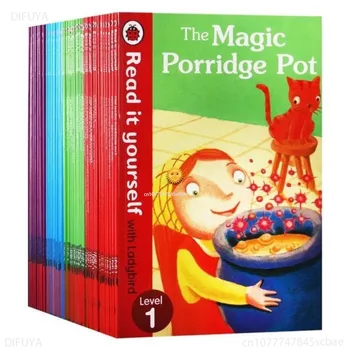 50 De Cărți/Set Ladybird Citit-O Singur Nivelul 1 La Nivelul 4 Engleză Imagine Poveste Cărți Nivel De Lectură Pentru Copii De Învățare Manual
