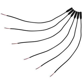 6 Buc Linie Audio Înlocuire 35 mm Male Plug Cablu Accesorii Goale de Reparare Conector Jack de Sârmă
