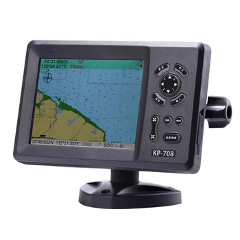 7-Inch Satelit GPS Navigator pentru Navigare maritimă și de Pescuit de Poziționare Urzeală Bătătură Culoare Diagramă Mașină Kp708 Garda Ghid
