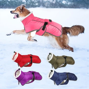 Animale de companie Câine Haine de Iarna, Haine groase Windproof Câine Snowsuit Cadou pentru Câine Mare