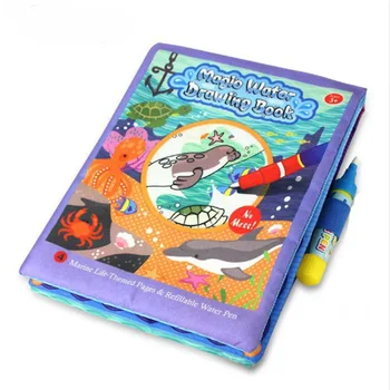 Apa Magie Desen Mat Carte De Colorat & Magic Pen Pânză De Pictură Desen Bord Carte De Colorat Pentru Copii Jucarii Jucarie Cadou