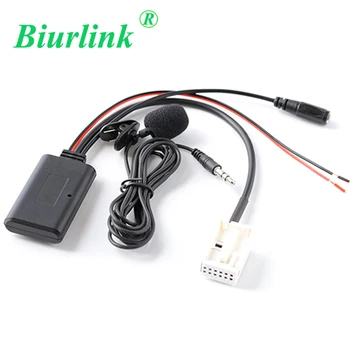 Biurlink 12Pin AUX IN Radio Auto Media Bluetooth Intrare Audio Microfon, Adaptor pentru Volkswagen RCD210 RCD310 RCD510 RNS310 RNS315