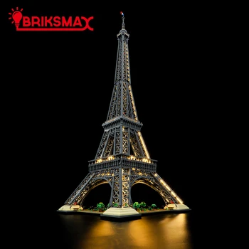BriksMax Lumină LED-uri Kit pentru 10307 Turnul Eiffel Blocuri Set (NU Include Modelul) Jucarii pentru Copii