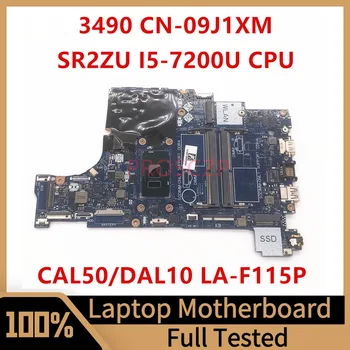 CN-09J1XM 09J1XM 9J1XM Placa de baza Pentru E3490 3490 Laptop Placa de baza CAL50/DAL10 LA-F115P Cu SR2ZU I5-7200U CPU 100%de Lucru Bine