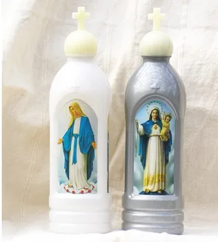 Catolic lucruri sfinte - utilizarea acasă apă sfințită sticle Hristos ampula eticheta consumabile Catolicismul de rit Fecioara Maria fiole