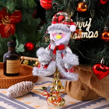Crăciun Doll Pandantiv Pom de Crăciun Festiv Decor Manopera Amenzii Papusa Ornamente pentru Casa de Petrecere Ghirlanda Elan-în formă de Păpușă