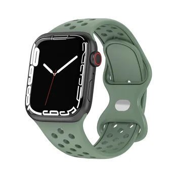 Curea din silicon pentru Apple watch band 45mm 44mm 42mm 38mm 40mm Respirabil Catarama Fluture Ceasul iwatch Super Serie se 6 3 7 8