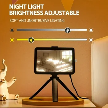Decor de Lumină Led Pictura USB Plug Reglaj opera de Arta de Perete Lampă de Masă Cadou de Interior Dormitor Decorative Soare Pictura Lumini de Noapte