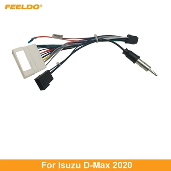 FEELDO Masina 16pin Audio Cablajul Pentru Isuzu D-Max Aftermarket Stereo de Instalare de Sârmă Adaptor