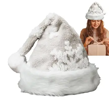 Fulg de nea, Mos craciun Caciula Unisex Confortabil Santa Pălărie Reutilizabile Pufos de Pluș de Anul Nou de Vacanță Festive Consumabile Partid decor acasă produse