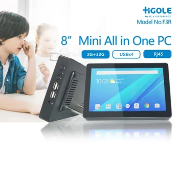 HIGOLE F3R Mini PC-ul Tabletă de 8 Inch 1280*800 Android 12 RK3566 Quad-core HDMI compatibil cu 2G RAM 32G eMMC All-in-one Calculator