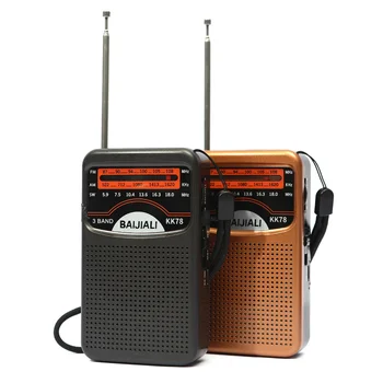 KK78 Portabil FM SUNT SW Radio Ușor de Ajustare la Radio de Buzunar mai Lungă Durată Retro Difuzor Radio Pentru Vârstnicul Acasă de Funcționare
