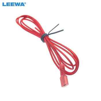 LEEWA Masina 2Pin 12V DC Putere Coadă Cablu Jack Pentru Vehicule Auto Powe Conector de Sârmă Coada de Prelungire de 1 Metru de Sârmă #CA6442