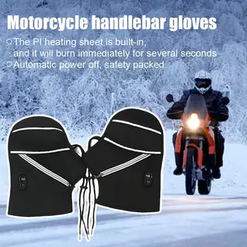 Manusi de iarna Snowboard Touchscreen USB Încălzit Mănuși Drumeții, Camping, Schi, Moto, Manusi Barbati rezistent la Apă Motociclete Produsului T1X6