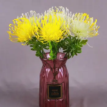 Mare Cap de Floare Flori Artificiale Ramură pentru Decoratiuni Nunta Leucospermum Plastic Fals Flori Garden Home Decor Petrecere