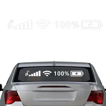 Masina Autocolante Amuzant Decalcomanii Auto Telefon Mobil Logo Fereastră Mașină Abțibilduri Cu Semnal WiFi De Putere Decalcomanii Auto