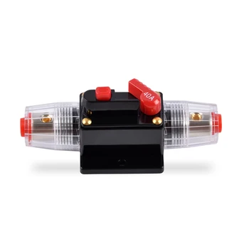 Masina Camion Audio Amplifier Circuit Breaker clemă 40A 12V -24V AGU Stil Amplificator Stereo Refit Siguranța Adaptor