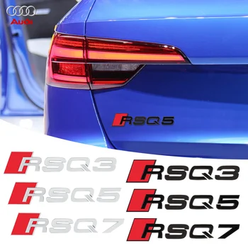 Masina SQ3 SQ5 SQ7 RSQ3 RSQ5 RSQ7 Emblema Corpului Portbagaj Aripa ABS Insigna Decorare Autocolant Dotari pentru Audi S A3 A4 B8 8P 8V B6 A5