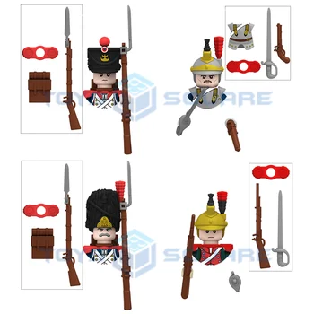 Medieval Grenadier Din Vechea Garda franceză Pușcaș Cuirassier Dragoon Model Blocuri MOC Cărămizi Set Cadouri Jucarii Pentru Copii