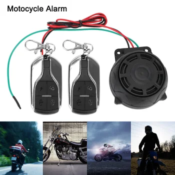 Motocicleta Sistem de Alarma de Securitate 12V Bicicleta, Scuter cu Motor de Alarmă Sistem Dual de Control de la Distanță Motocicleta Protecție împotriva Furtului
