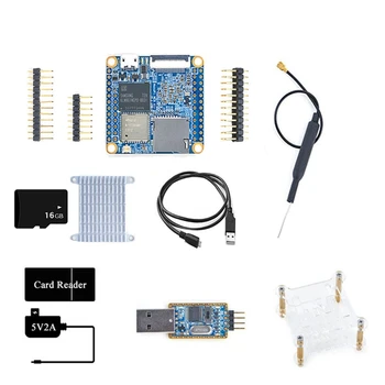 Nanopi NEO Aer Bord de Dezvoltare 16G Kit H3 512MB+8GB EMMC, Wifi+BT Rula Ubuntucore Mini IO Consiliul de Dezvoltare Kituri (Plug SUA)