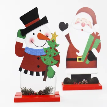 Noi Decorațiuni De Crăciun Artizanat Din Lemn Decoratiuni Pinguin Masă Decoratiuni Home Decor Din Lemn Produse De Oameni De Zăpadă Vedea O Persoană