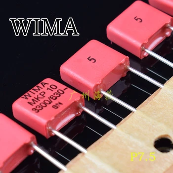 Original roșie germană Wimauma WIMA Condensator 3300PF 332 630V MKP10 100%Noi si Originale 100%Noi si Originale