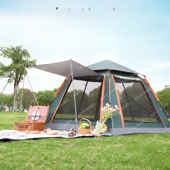 Panoramic Uși și Ferestre Cort de Camping Ridicata Complet Automată a Deschide Rapid de protecție Solară rezistent la apă și la Parcul Cort