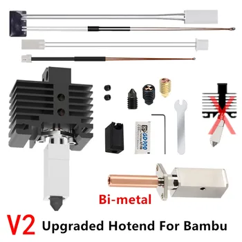 Pentru Bambu Laborator X1 Carbon V2 Cu Duza de Încălzire Termistor Bi-metal Upgrade Hotend Kit Pentru Bambulabs P1P X1C Hotend Accesorii