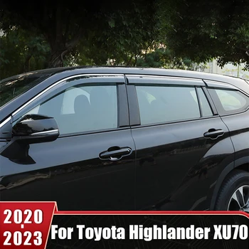 Pentru Toyota Highlander XU70 Kluger 2020 2021 2022 2023 Geamul Mașinii Copertine Parasolar Adăposturi de Aerisire Nuante Soare Ploaie Deflector de Paza